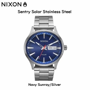 NIXON ニクソン Sentry Solar Stainless Steel  セントリーソーラー メンズ レディース ユニセックス ウォッチ ソーラーパワー駆動 アナ