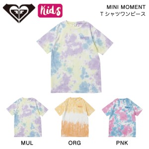 【ROXY】ロキシー 2023春夏 キッズ MINI MOMENT Tシャツ ワンピース トップス