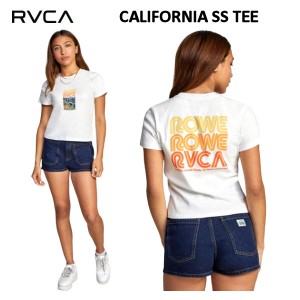 【RVCA】ルーカ 2022春夏【CAMILLE ROWE】CALIFORNIA SS TEE レディース 半袖 ショートスリーブ Tシャツ トップス