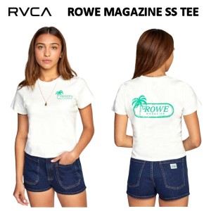 【RVCA】ルーカ 2022春夏【CAMILLE ROWE】ROWE MAGAZINE SS TEE  レディース 半袖 ショートスリーブ Tシャツ トップス