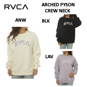 RVCA ルーカ 2022秋冬 RVCA レディース ARCHED PYSON CREW NECK トレーナー スウェットトップス サーフィン スケートボード