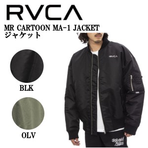 【RVCA】ルーカ 2022冬 MR CARTOON MA-1 JACKET ジャケット フルジップ メンズ ストリート