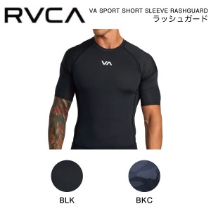 【RVCA】ルーカ 2023春夏 VA SPORT SHORT SLEEVE RASHGUARD メンズ ラッシュガード 半袖 Tシャツ 水着