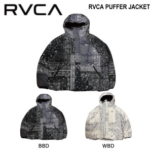 【RVCA】ルーカ 2023秋冬 メンズ RVCA PUFFER JACKET ダウンジャケット 厚手 アウター トップス スケートボード ストリート