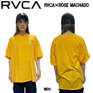 【RVCA】ルーカ 2023春夏 RVCA×ROSE MACHADO コラボ TEE レディース Ｔシャツ 半袖 スケートボード サーフィン