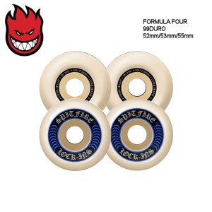 【SPIT FIRE】SPITFIRE WHEELS スピットファイア FORMULA FOUR 99DURO LOCK-INS ウィール スケートボード