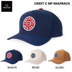 【BRIXTON】ブリクストン 2023秋冬 CREST C MP SNAPBACK メンズ レディース ユニセックス スナップバック キャップ 帽子