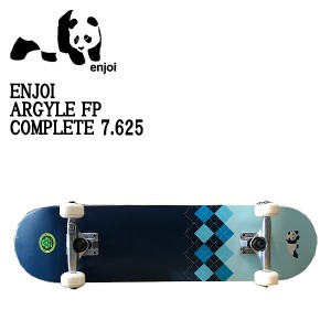 【Enjoi】エンジョイ Enjoi SKATEBOARDS ARGYLE FP COMPLETE コンプリートデッキ 完成品 スケートボード メンズ レディース 初心者 7.625