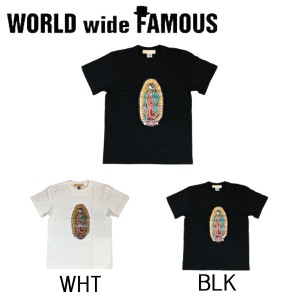 【WORLD WIDE FAMOUS】ワールドワイドフェイマス 2021春夏 聖母マリア Tシャツ メンズ レディース トップス ストリート ティーシャツ S/M