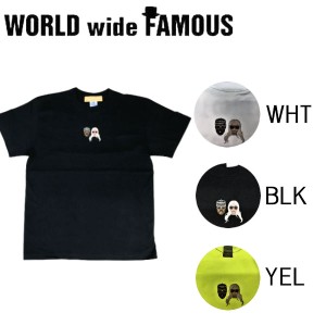 【WORLD WIDE FAMOUS】ワールドワイドフェイマス 2021春夏 Tシャツ メンズ レディース トップス ストリート ティーシャツ S/M/L 3カラー 