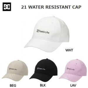 【DC Shoes】ディーシーシューズ 2021-2022 21 WATER RESISTANT CAP キャップ スナップバック 帽子 刺繍 スケートボード