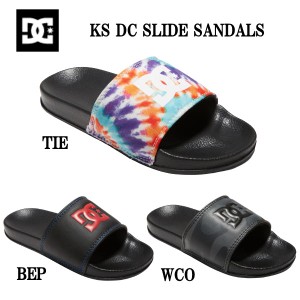 【DC Shoes】ディーシーシューズ 2022春夏 KS DC SLIDE キッズ ジュニア サンダル 靴 ビーチ サンダル キャンプ