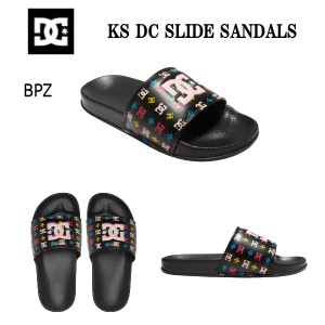 【DC Shoes】ディーシーシューズ 2022春夏 KS DC SLIDE キッズ ジュニア サンダル 靴 ビーチ サンダル キャンプ