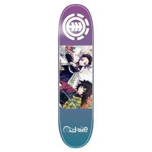 【ELEMENT】エレメント 鬼滅の刃 スケートボード デッキ KIMETSU GIYU SHINOBU SKATEBOARD DECK デッキ 板 大人 単品 7.75インチ ONE COL