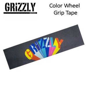 【GRIZZLY】グリズリー Color Wheel GRIPTAPE デッキテープ スケートボード スケボー sk8 skateboard おしゃれ グリップテープ 人気ブラ