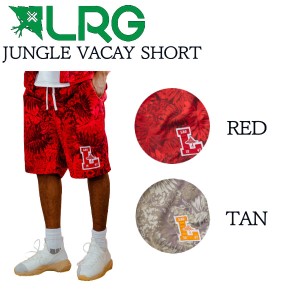 【LRG】エルアールジー 2021春夏 JUNGLE VACAY SHORT メンズ ショーツ ハーフパンツ スケートボード サーフィン ボトムスM/L/XL 2カラー