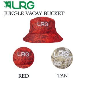 【LRG】エルアールジー 2021春夏  JUNGLE VACAY BUCKET メンズ バケットハット スケートボード サーフィン アウトドア 帽子 ONE SIZE 2カ