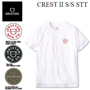 【BRIXTON】ブリクストン 2023春夏 CREST II S/S STT メンズ Tシャツ 半袖 スケートボード サーフィン トップス