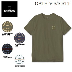 【BRIXTON】ブリクストン 2023春夏 OATH V S/S STT メンズ Tシャツ 半袖 スケートボード サーフィン トップス