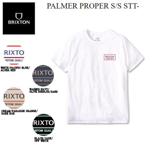 【BRIXTON】ブリクストン 2023春夏 PALMER PROPER S/S STT メンズ Tシャツ 半袖 スケートボード サーフィン