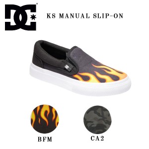 【DC Shoes】ディーシーシューズ 2022春夏 KS MANUAL SLIP-ON キッズ スニーカー 靴 シューズ スケシュー スケートボード 子供