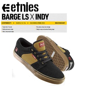 【etnies】エトニーズ 2023春夏 BARGE LS X INDY メンズ バージ インディペンデント コラボ スケートシューズ