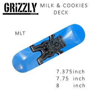 【GRIZZLY】グリズリー GRIZZLY RANGER GRIZZWOLD DECK デッキ スケートボード 板 スケボー スケートボード