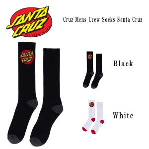 【SANTACRUZ】サンタクルーズ CRUZ CREW SOCKS 2PAIR メンズ クルーソックス 2ペア 2足セット