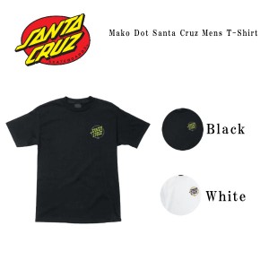 【SANTACRUZ】サンタクルーズ Mako Dot Santa Cruz Mens T-Shirt メンズ ショートスリーブ 半袖Tシャツ スケートボード