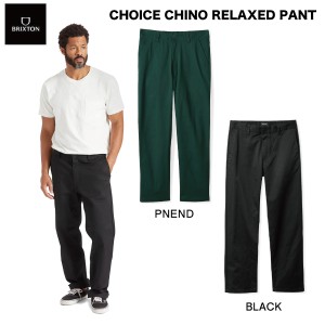 【BRIXTON】ブリクストン 2023秋冬 CHOICE CHINO RELAXED PANT メンズ ボトムス カーペンターパンツ 長ズボン