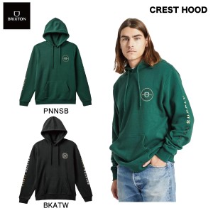 【BRIXTON】ブリクストン 2023秋冬 CREST HOOD メンズ プルオーバー パーカー 長袖 トップス