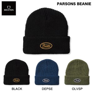 【BRIXTON】ブリクストン 2023秋冬 PARSONS BEANIE メンズ レディース ユニセックス ニット帽 ビーニー スノーボード