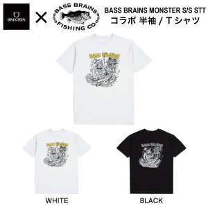 【BRIXTON】ブリクストン 2024春夏 BASS BRAINS MONSTER S/S STT メンズ 半袖 Tシャツ バス釣り フィッシング