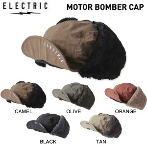 【ELECTRIC】エレクトリック 2023秋冬 MOTOR BOMBER CAP メンズ レディース フライトキャップ ボンバーキャップ 帽子