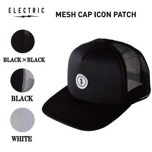 【ELECTRIC】エレクトリック 2024春夏 MESH CAP ICON PATCH キャップ