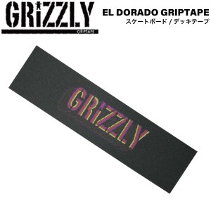 【GRIZZLY】グリズリー EL DORADO GRIPTAPE デッキテープ グリップテープ 滑り止め スケートボード スケボー ストリート