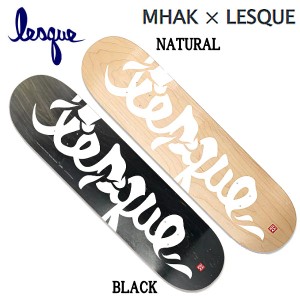 【LESQUE】レスケ MHAK × LESQUE コラボ スケートボード スケート デッキ SKATE DECK SK8 スケボー 板