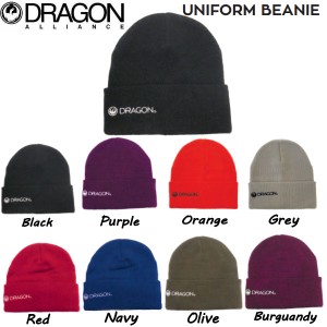 【DRAGON】ドラゴン 2021/2022 UNIFORM BEANIE ビーニー ニット帽 帽子 スノーボード スケートボード