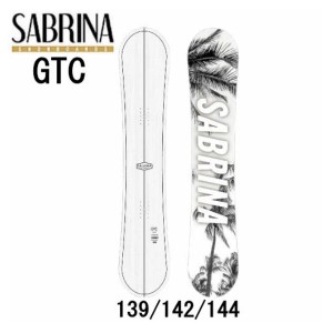 【SABRINA】2022/2023 サブリナ GTC ジーティーシー レディース グラトリ スノーボード ダブルキャンバー スノボー