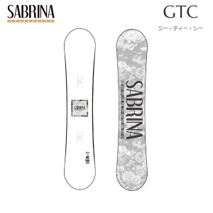 【SABRINA】2023/2024 サブリナ GTC ジーティーシー レディース グラトリ スノーボード ダブルキャンバー スノボー