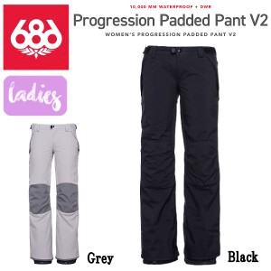 【686】2022/2023 WOMANS Progression Padded Pant V2 ウーマンズ プログレッション パッドパンツ パッド入り