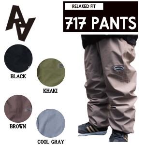 【AA HARDWEAR】2023/2024 ダブルエー 717 PANTS メンズ パンツ スノーパンツ 耐水 防水 スノーウェア スノーボード