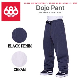 【686】2023/2024 シックスエイトシックス DOJO PANT メンズ パンツ ボトムス スノーウェア スノーボード M/L