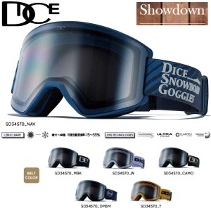 【DICE】ダイス 2023/2024 SHOWDOWN メンズ レディース スノーゴーグル PHOTOCHROMIC 調光レンズ