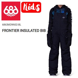 【686】シックスエイトシックス 2023/2024 FRONTIER INSULATED BIB キッズ ビブパンツ スノーウェア スノーボード