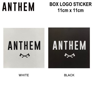 【ANTHEM】アンセム BOX LOGO STICKER ロゴステッカー シール スノーボード 板 ウィンタースポーツ スキー アウトドア