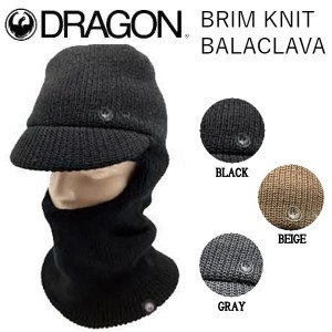 【DRAGON】ドラゴン 2023/2024 BRIM KNIT BALACLAVA ブリムニットバラクラバ フェイスマスク ネックウォーマー