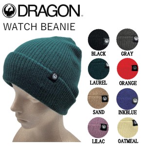 【DRAGON】ドラゴン 2023/2024 WATCH BEANIE ウォッチビーニー ニット帽 帽子 スノーボード 小物 アクセサリー