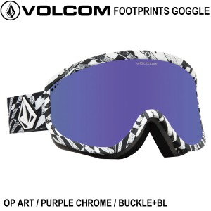 【VOLCOM】ボルコム 2023/2024 FOOTPRINTS GOGGLE メンズ スノーゴーグル スノーボード スキー ウィンタースポーツ