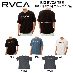 【RVCA】ルーカ 2024春夏 BIG RVCA TEE メンズ 半袖 Tシャツ トップス クルーネック バックプリント スケートボード